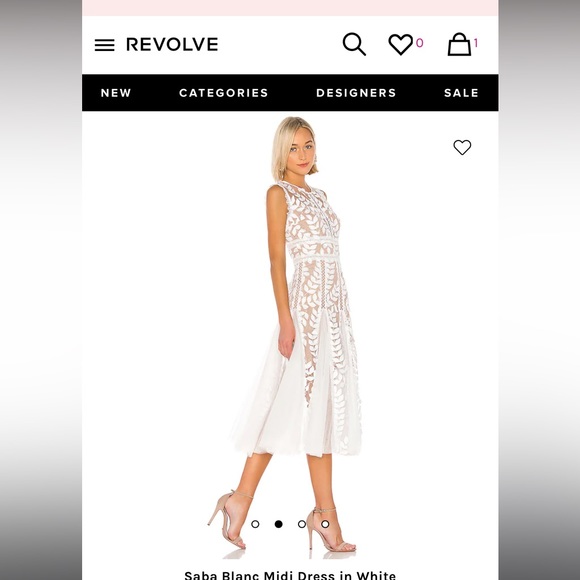 saba blanc midi dress bronx and banco Bronx and Banco, Saba Blanc Midi Dress White New Wedding Dress Save 46%